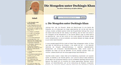 Desktop Screenshot of mongolen-dschingis-khan.de