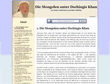 Tablet Screenshot of mongolen-dschingis-khan.de
